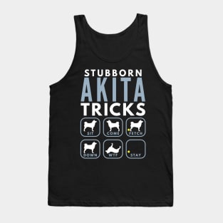 Stubborn Akita Inu Tricks - Dog Training Tank Top